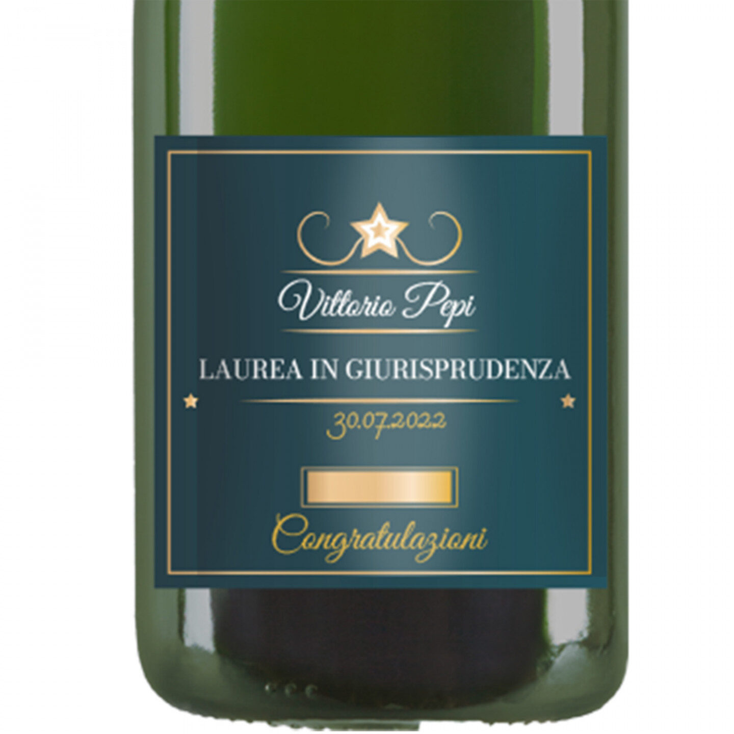 Personalized Champagne - Personalized bottle and gift box for Graduation - Image 3