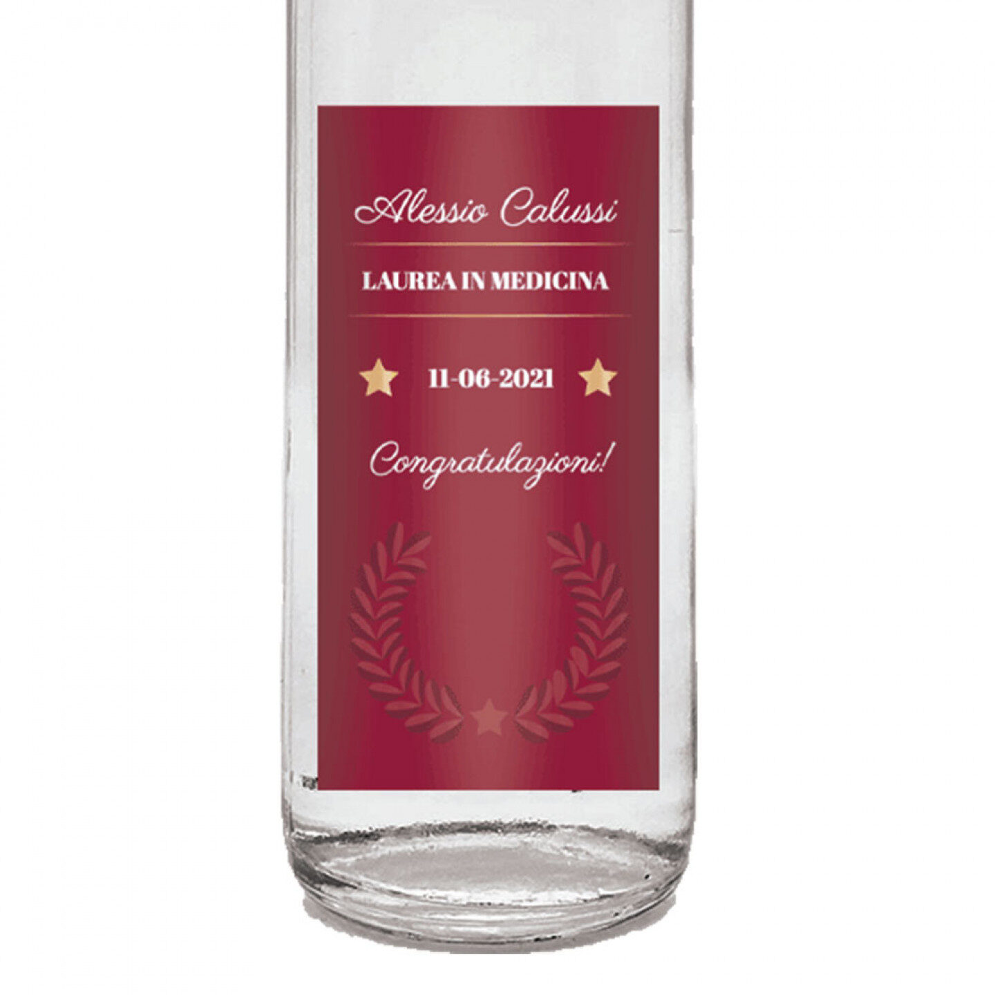48 Gin favors - mignon bottles 0.10 lt. - Mini bottles of Distilled Gin idea for graduation favors - Image 2