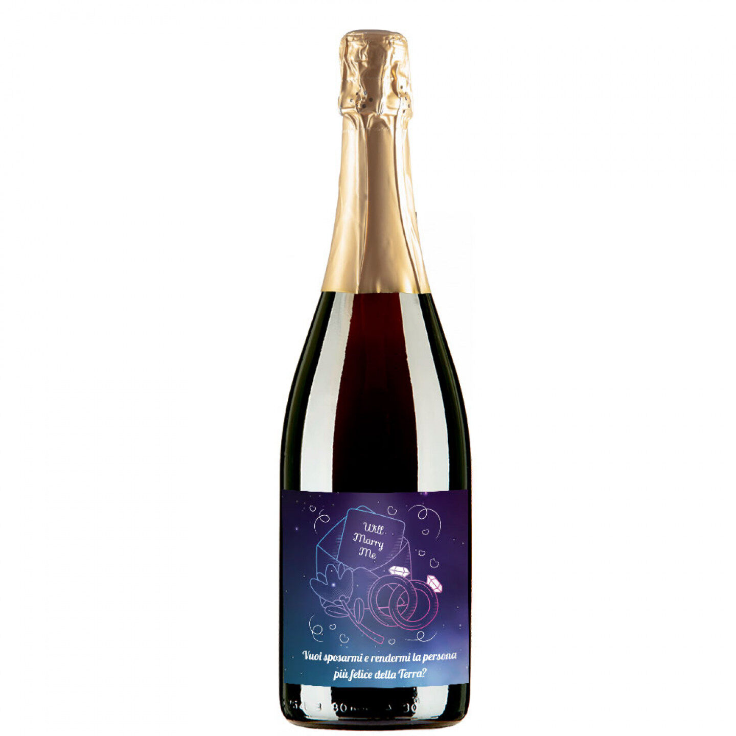Prosecco DOC - Personalized Bottle for Wedding Proposal - Image 2