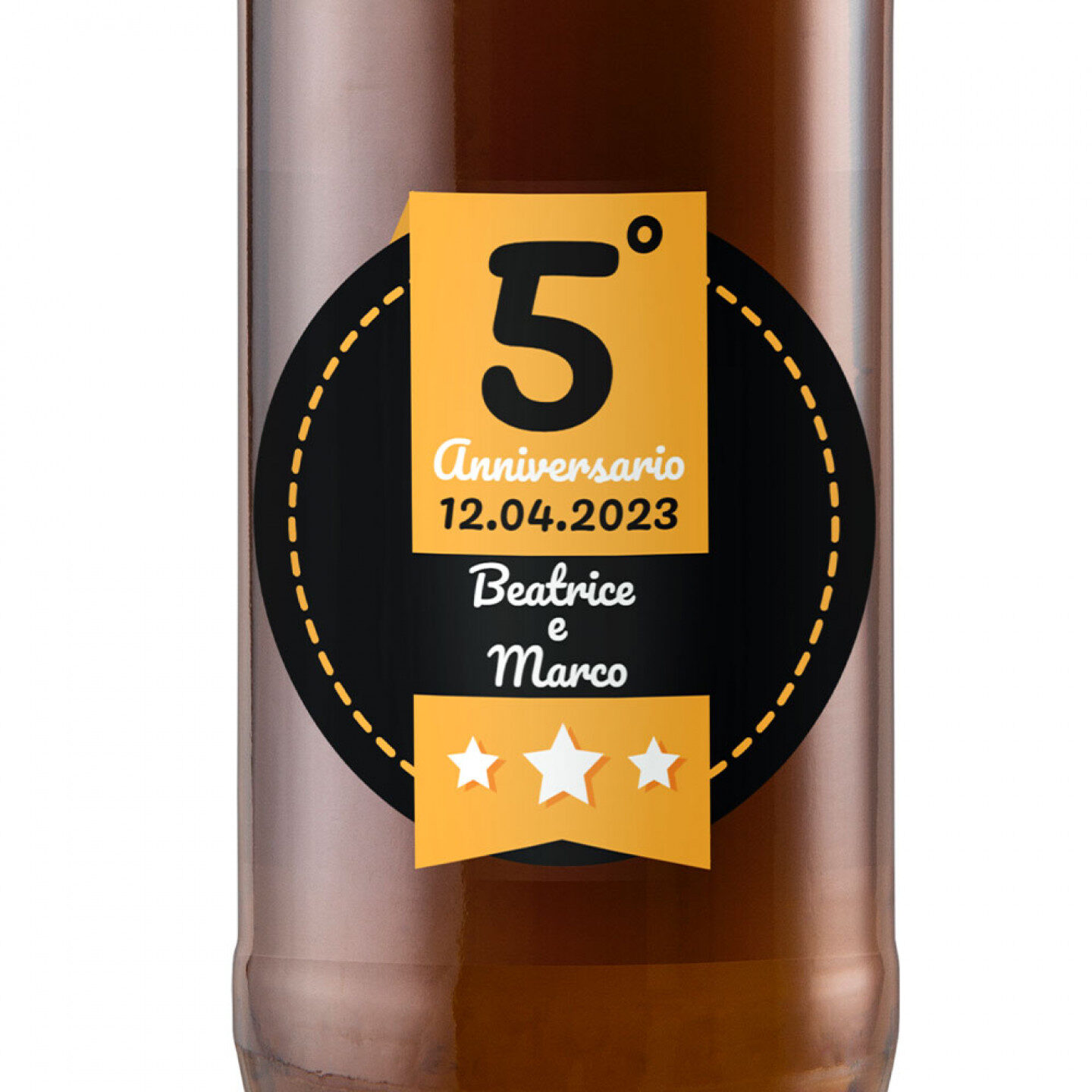 48 Golden Ale 0.33 lt. - Personalized anniversary favors - Image 2