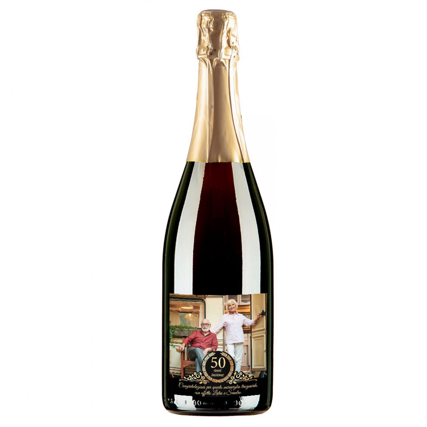 Prosecco DOC - Personalized bottle for a golden wedding - Image 2