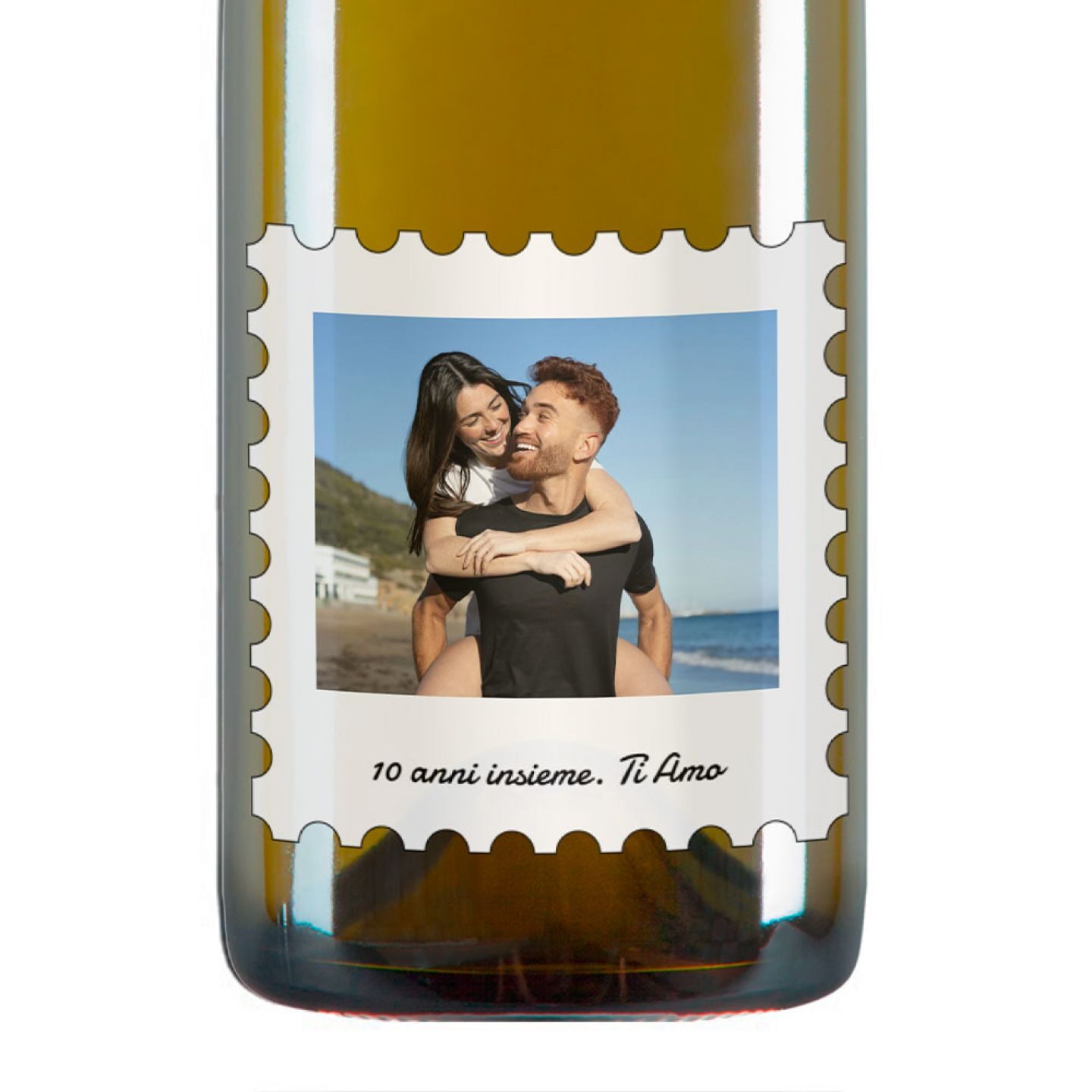 Personalized bottle with wooden box for Valentine's Day - Image 3