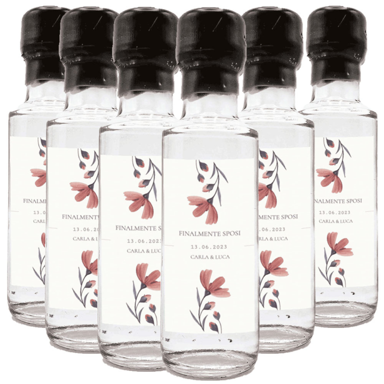 gin personalizzato bomboniere matrimonio